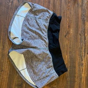 low rise Lululemon speed up shorts